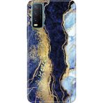 Senada Vivo Y11S Y20 Y20S Kılıf Desenli Baskılı Tpu Rubber Kapak Hill Mermer - 001-Renkli