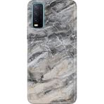 Senada Vivo Y11S Y20 Y20S Kılıf Desenli Baskılı Tpu Rubber Kapak Hyde Mermer - 001-Renkli