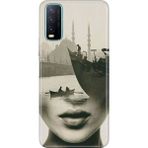 Senada Vivo Y11S Y20 Y20S Kılıf Desenli Baskılı Tpu Rubber Kapak Istanbul - 001-Renkli