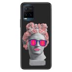 Senada Vivo Y21S İle Uyumlu Kılıf Desenli Baskılı Silikon Cool Tanrıça