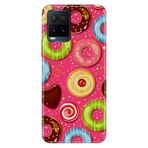 Senada Vivo Y21S İle Uyumlu Kılıf Desenli Baskılı Silikon Donut
