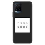 Senada Vivo Y21S İle Uyumlu Kılıf Desenli Baskılı Silikon Feel Good