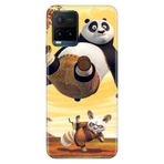 Senada Vivo Y21S İle Uyumlu Kılıf Desenli Baskılı Silikon Kungfu Panda