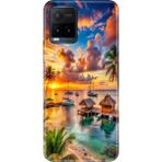 Senada Vivo Y21S Kılıf Desenli Baskılı Tpu Rubber Kapak Beach Summer - 001-Renkli