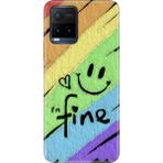 Senada Vivo Y21S Kılıf Desenli Baskılı Tpu Rubber Kapak Fine - 001-Renkli