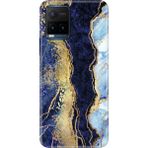 Senada Vivo Y21S Kılıf Desenli Baskılı Tpu Rubber Kapak Hill Mermer - 001-Renkli