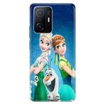 Senada Xiaomi Mi 11T - Mi 11T Pro ile Uyumlu Kılıf Resimli Desenli Silikon ElsaAnnaOlaf