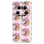 Senada Xiaomi Mi 14 Ultra İle Uyumlu Kılıf Desenli Baskılı Silikon Unicorn Donut