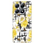 Senada Xiaomi Mi 15 ile Uyumlu Kılıf Desenli Cover Silikon Sarı Çiçekler