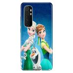 Senada Xiaomi Mi Note 10 Lite ile Uyumlu Kılıf Resimli Desenli Silikon ElsaAnnaOlaf
