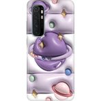 Senada Xiaomi Mi Note 10 Lite Kılıf Desenli Baskılı Tpu Rubber Kapak 3D Space - 001-Renkli