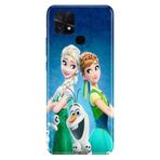 Senada Xiaomi Poco C40 / Redmi 10C ile Uyumlu Kılıf Resimli Desenli Silikon ElsaAnnaOlaf