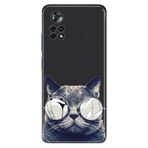 Senada Xiaomi Poco M4 Pro İle Uyumlu Kılıf 0.4Mm Lazer Kesim Silikon Kapak Cix Kedi