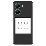 Senada Xiaomi Poco X7 Pro Telefon İle Uyumlu Kılıfı Dekoratif Silikon Baskılı Kapak Feel Good