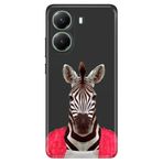 Senada Xiaomi Poco X7 Pro Telefon İle Uyumlu Kılıfı Dekoratif Silikon Baskılı Kapak Şirin Zebra