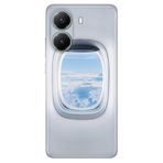 Senada Xiaomi Poco X7 Pro Telefon İle Uyumlu Kılıfı Dekoratif Silikon Baskılı Kapak Uçak Pencere