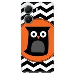 Senada Xiaomi Poco X7 Pro Telefon İle Uyumlu Kılıfı Dekoratif Silikon Baskılı Kapak Zigzag Baykuş