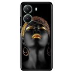 Senada Xiaomi Poco X7 Pro Telefon İle Uyumlu Kılıfı Renkli Silikon Baskılı Tpu Afrikalı Kız