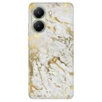 Senada Xiaomi Poco X7 Pro Telefon İle Uyumlu Kılıfı Renkli Silikon Baskılı Tpu Altın Mermer