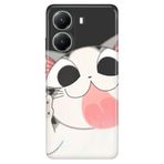 Senada Xiaomi Poco X7 Pro Telefon İle Uyumlu Kılıfı Renkli Silikon Baskılı Tpu Fat Cat