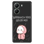 Senada Xiaomi Poco X7 Pro Telefon İle Uyumlu Kılıfı Renkli Silikon Baskılı Tpu Garibanın Yüzü