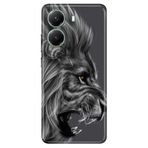Senada Xiaomi Poco X7 Pro Telefon İle Uyumlu Kılıfı Renkli Silikon Baskılı Tpu Kara Aslan