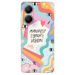Senada Xiaomi Poco X7 Pro Telefon İle Uyumlu Kılıfı Renkli Silikon Baskılı Tpu Manifest Your Vision