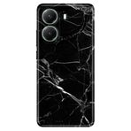 Senada Xiaomi Poco X7 Pro Telefon İle Uyumlu Kılıfı Renkli Silikon Baskılı Tpu Mermer Siyah
