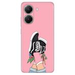 Senada Xiaomi Poco X7 Pro Telefon İle Uyumlu Kılıfı Renkli Silikon Baskılı Tpu Pembe Kolej
