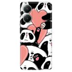 Senada Xiaomi Poco X7 Pro Telefon İle Uyumlu Kılıfı Renkli Silikon Baskılı Tpu Sevimli Panda