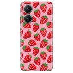 Senada Xiaomi Poco X7 Pro Telefon İle Uyumlu Kılıfı Renkli Silikon Baskılı Tpu Tatlı Çilek