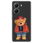 Senada Xiaomi Poco X7 Pro Telefon İle Uyumlu Kılıfı Renkli Silikon Baskılı Tpu Teddybear