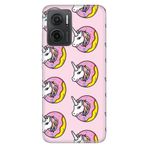 Senada Xiaomi Redmi 10 5G İle Uyumlu Kılıf 0.4Mm Silikon Desenli Unicorn Donut