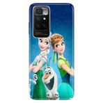 Senada Xiaomi Redmi 10 ile Uyumlu Kılıf Resimli Desenli Silikon ElsaAnnaOlaf
