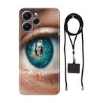 Senada Xiaomi Redmi 12 ile Uyumlu Kılıf Atatürk Yolunda Desenli Silikon İpli Boyun Askı Aparatı