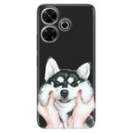 Senada Xiaomi Redmi 13 4G İle Uyumlu Kılıf Uv-Color Telefon İle Uyumlu Kılıfı Dostum Husky
