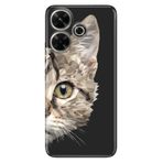 Senada Xiaomi Redmi 13 4G İle Uyumlu Kılıf Uv-Color Telefon İle Uyumlu Kılıfı Kedi Prizma