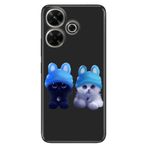 Senada Xiaomi Redmi 13 4G İle Uyumlu Kılıf Uv-Color Telefon İle Uyumlu Kılıfı Sweet Kitten
