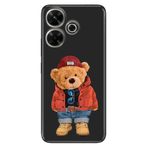 Senada Xiaomi Redmi 13 4G İle Uyumlu Kılıf Uv-Color Telefon İle Uyumlu Kılıfı Teddybear