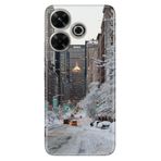 Senada Xiaomi Redmi 13 4G İle Uyumlu Kılıf Uv-Color Telefon İle Uyumlu Kılıfı Winter New York