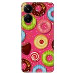 Senada Xiaomi Redmi 13C İle Uyumlu Kılıf Silikon Desenli Resimli Donut