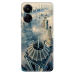 Senada Xiaomi Redmi 13C İle Uyumlu Kılıf Silikon Desenli Resimli Dubai Manzara