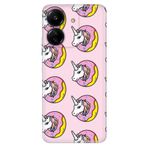 Senada Xiaomi Redmi 13C İle Uyumlu Kılıf Silikon Desenli Resimli Unicorn Donut
