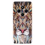 Senada Xiaomi Redmi 14C 6.88" İle Uyumlu Kılıf Telefon İle Uyumlu Kılıfı Baskılı Aslan Mandala