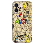 Senada Xiaomi Redmi 15 6.9" Kapak ile Uyumlu Kılıf Dekoratif Silikon Baskılı Kapak 80's Music