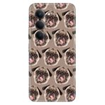 Senada Xiaomi Redmi 15 6.9" Kapak ile Uyumlu Kılıf Dekoratif Silikon Baskılı Kapak Pug Pug Köpek