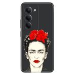 Senada Xiaomi Redmi 15 6.9" Kapak ile Uyumlu Kılıf Dekoratif Silikon Baskılı Kapak XFridaX