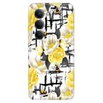 Senada Xiaomi Redmi 15 Kamera Koruma ile Uyumlu Kılıf Tema Art Desenli Baskılı Silikon Sarı Çiçekler