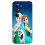 Senada Xiaomi Redmi 15 Kamera Koruma ile Uyumlu Kılıf Tema Trendy Silikon Baskılı ElsaAnnaOlaf