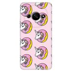 Senada Xiaomi Redmi A3 4G 2024 İle Uyumlu Kılıf Desenli Baskılı Silikon Unicorn Donut